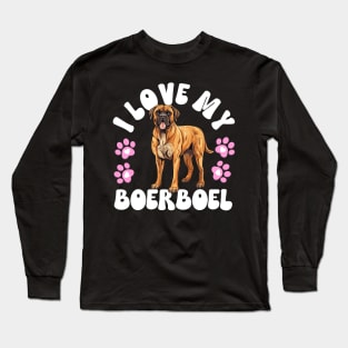 I Love My Boerboel Long Sleeve T-Shirt